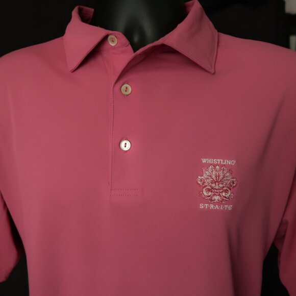 Whistling Straits Peter Millar Summer Comfort Mauve Polo (L) ⛳️ - Picture 7 of 8